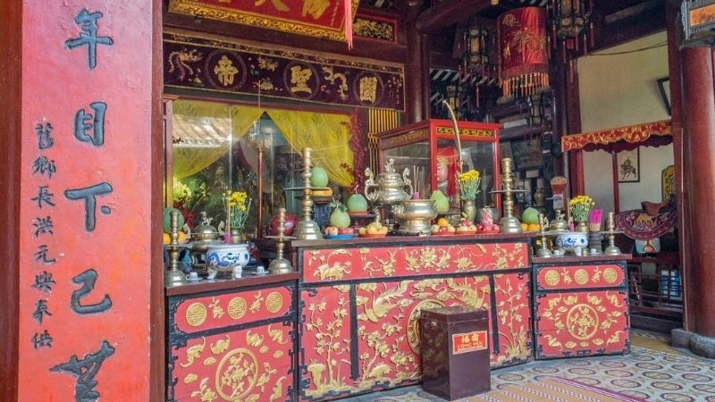 Miếu Quan Công lễ hội rộn ràng không khí truyền thống