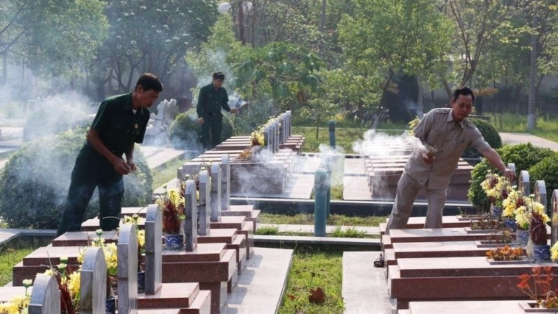 Hình ảnh Nghĩa trang liệt sĩ A1 lắng đọng niềm xúc động sâu sắc