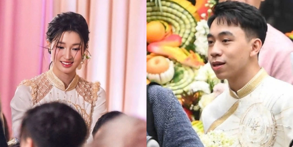 Ý Nhi và Chồng trong ngày cưới trọng đại