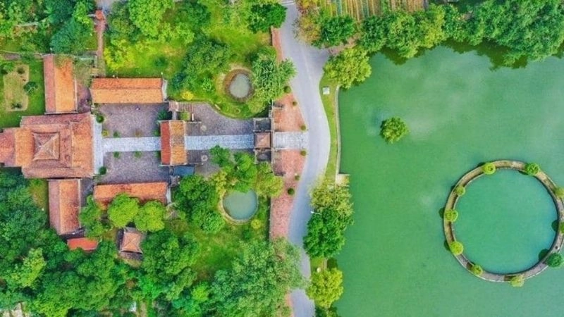 Hình ảnh thành Cổ Loa sống động và uy nghi