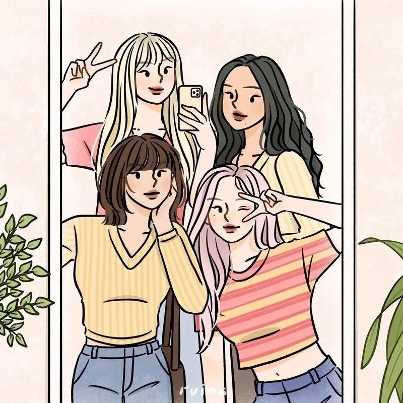 Avatar 4 người cute đáng yêu lan tỏa niềm vui