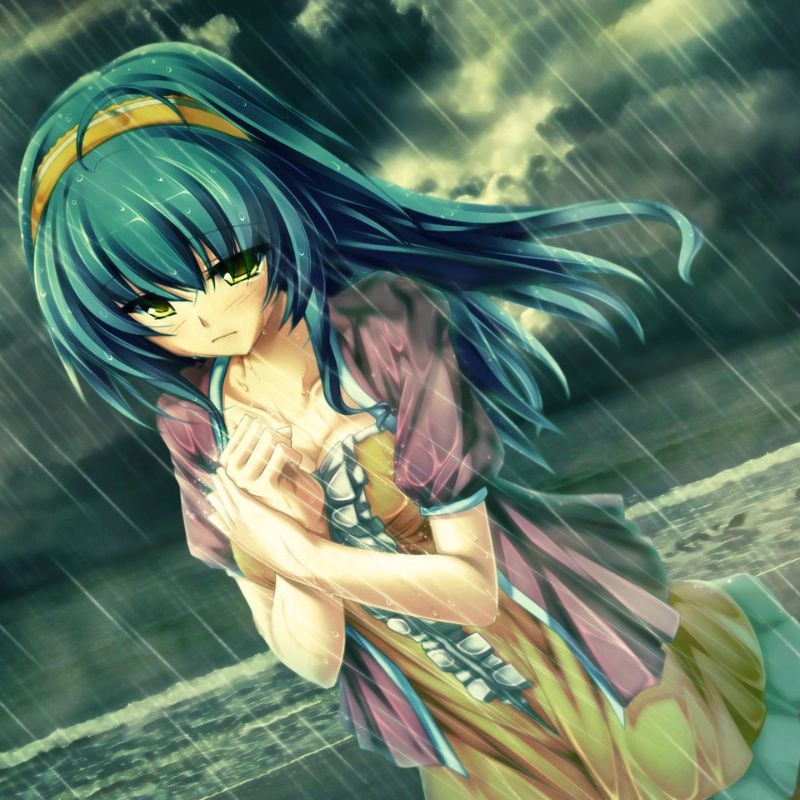 Avatar anime girl buồn dịu dàng nhưng đầy cảm xúc