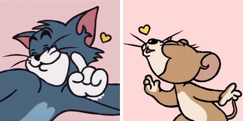 Avatar cặp đôi cute ghi lại khoảnh khắc đáng yêu tuyệt vời