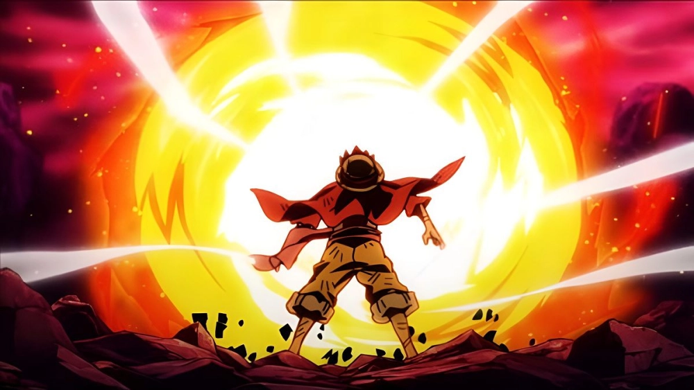 Luffy One Piece phiêu lưu mạnh mẽ trong thế giới hải tặc