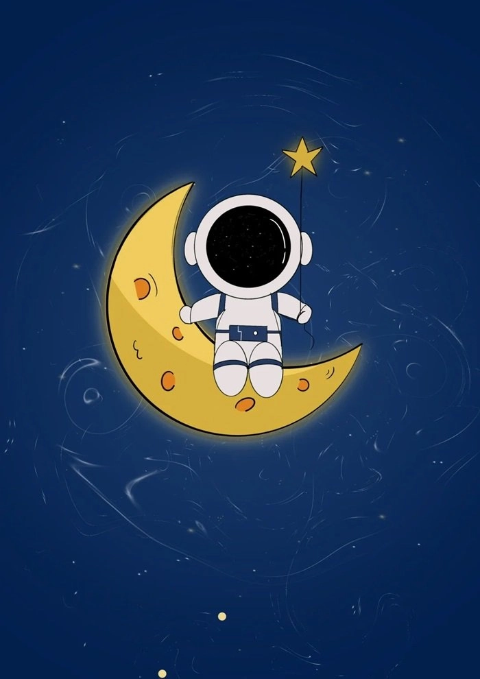 Avatar phi hành gia nam thể hiện sự cá tính và mạnh mẽ