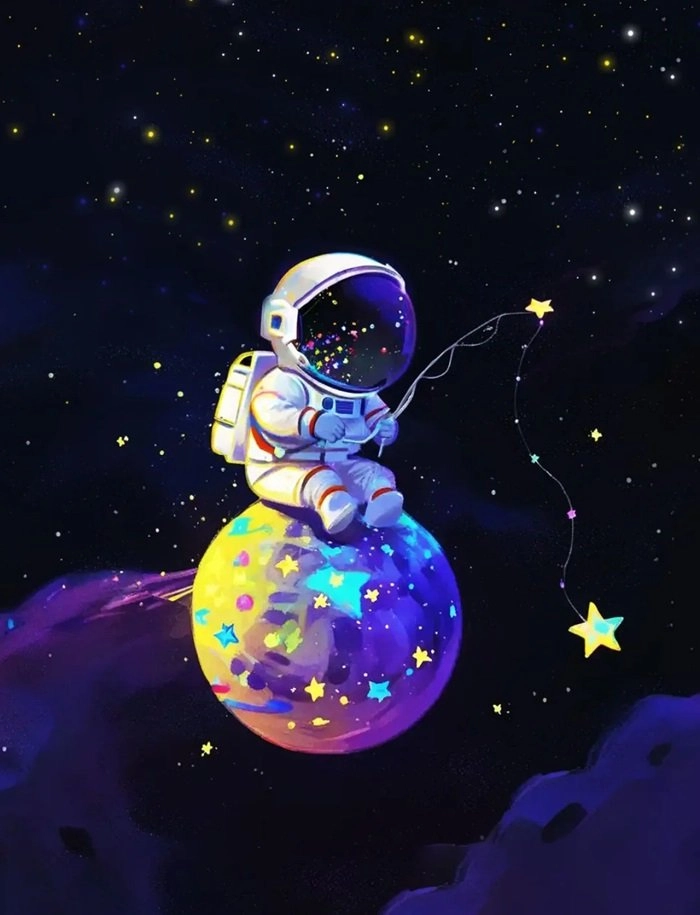 Avatar phi hành gia đẹp mang vẻ tinh tế và độc đáo