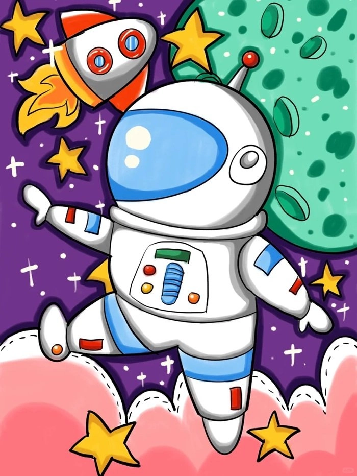 Avatar phi hành gia ngầu tạo phong cách mạnh mẽ nổi bật