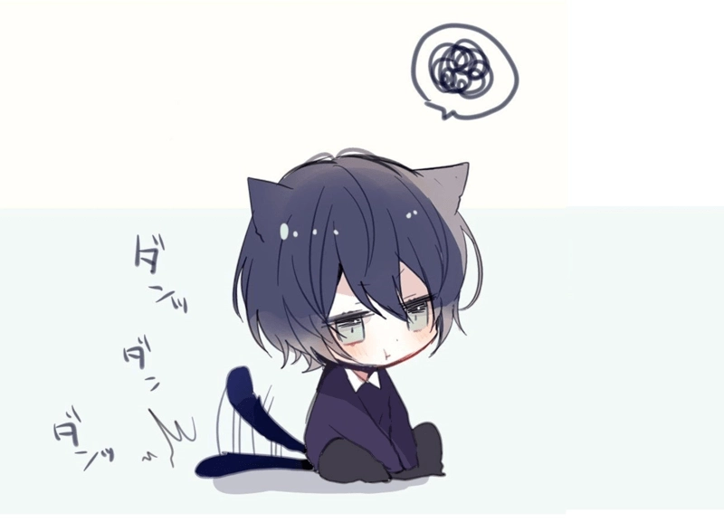 Hình chibi boy cool thần thái ngầu cực ấn tượng