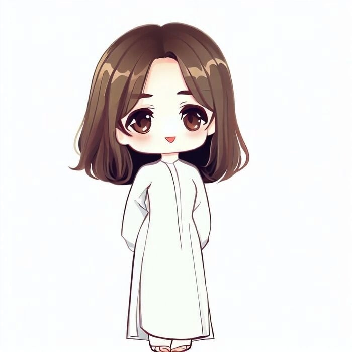 Ảnh chibi cô giáo đáng yêu phong cách ngộ nghĩnh