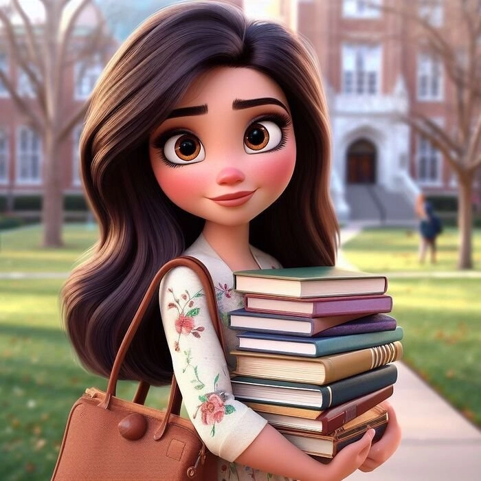 Chibi giáo viên dễ thương nổi bật trên trang cá nhân