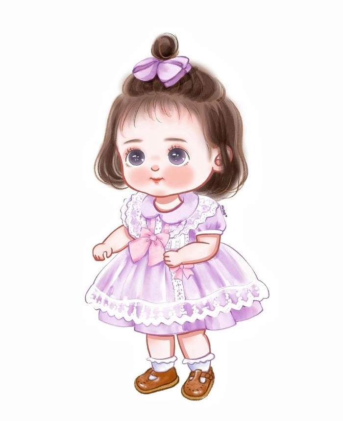 Vẽ chibi em bé sáng tạo phong cách riêng độc đáo