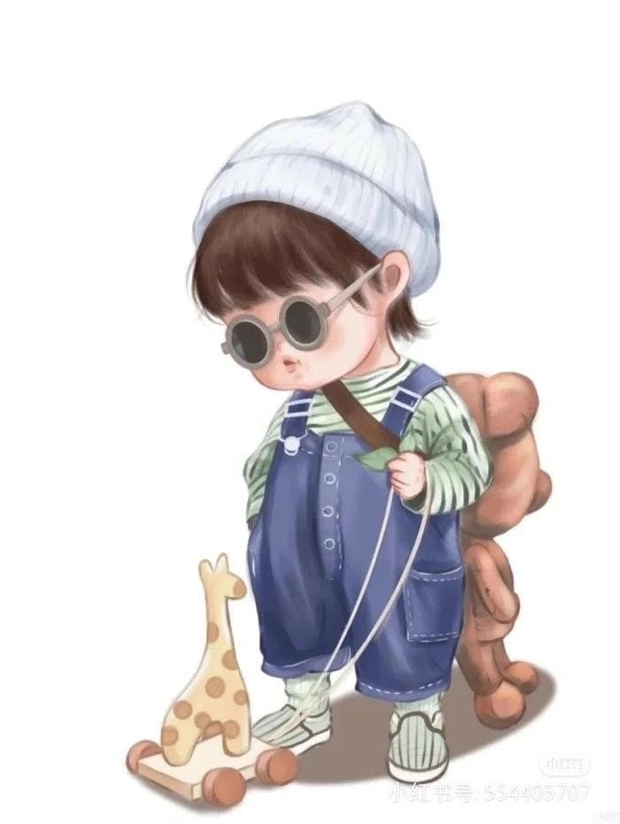 Chibi em bé cute dễ thương đáng yêu mọi góc nhìn