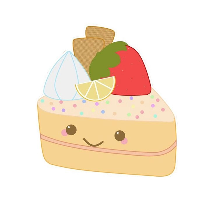 Chibi food printables dễ thương sinh động phong cách