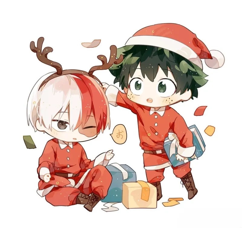 Ảnh Noel chibi cute ngộ nghĩnh nổi bật thu hút