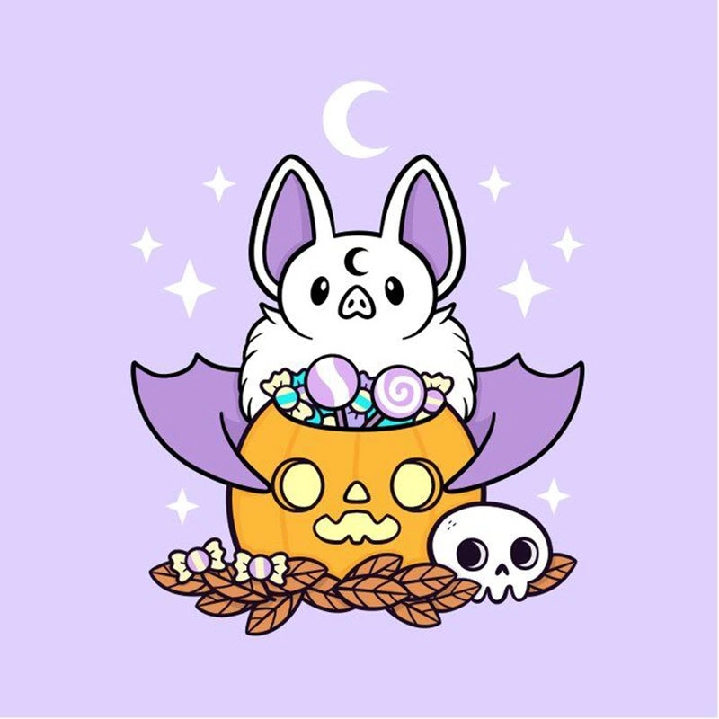 Halloween chibi free to use dễ thương cho mọi người