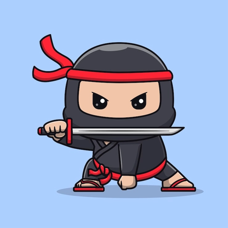 Chibi samurai mạnh mẽ nhưng vẫn cute đáng yêu