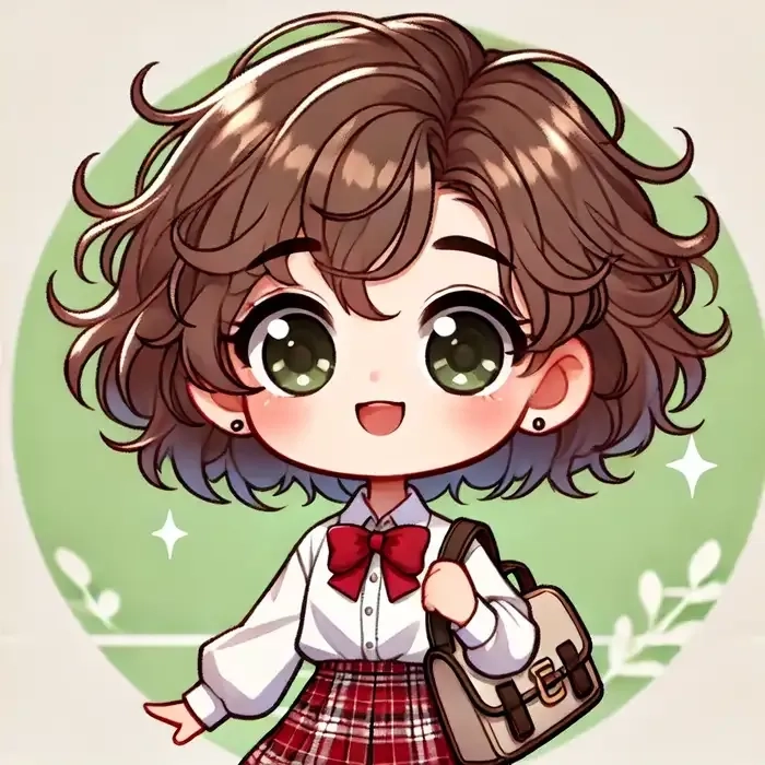 Hình chibi nữ sinh tinh tế đáng yêu cực cuốn hút