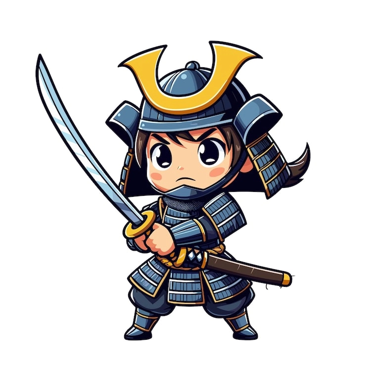 Cute chibi samurai đáng yêu làm say lòng mọi người