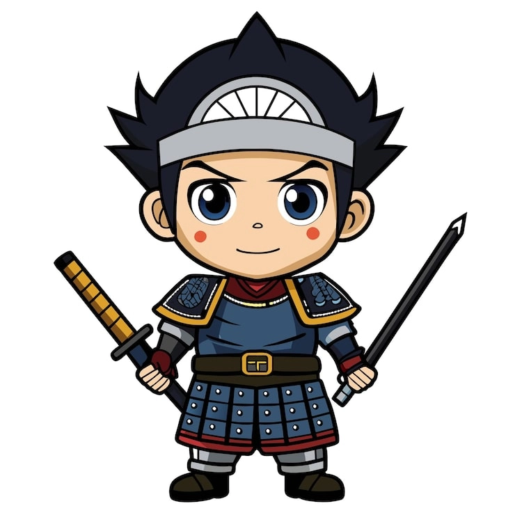 Samurai chibi figure mô hình tinh xảo cho bộ sưu tập