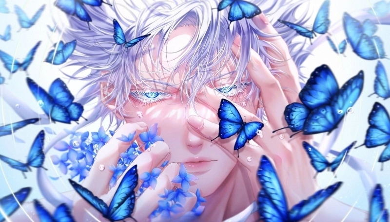 Gojo ngầu với ánh mắt cuốn hút và phong thái lạnh lùng