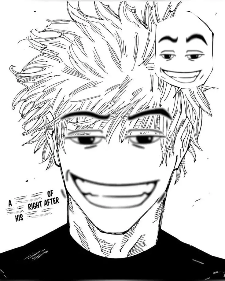 Ảnh Gojo 1 2 meme lan tỏa trào lưu khắp cộng đồng