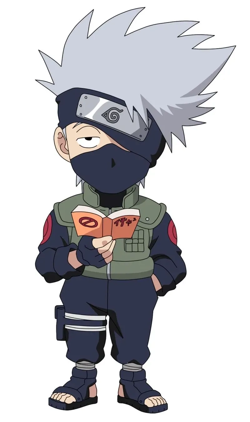 Kakashi chibi drawing sáng tạo phong cách dễ thương
