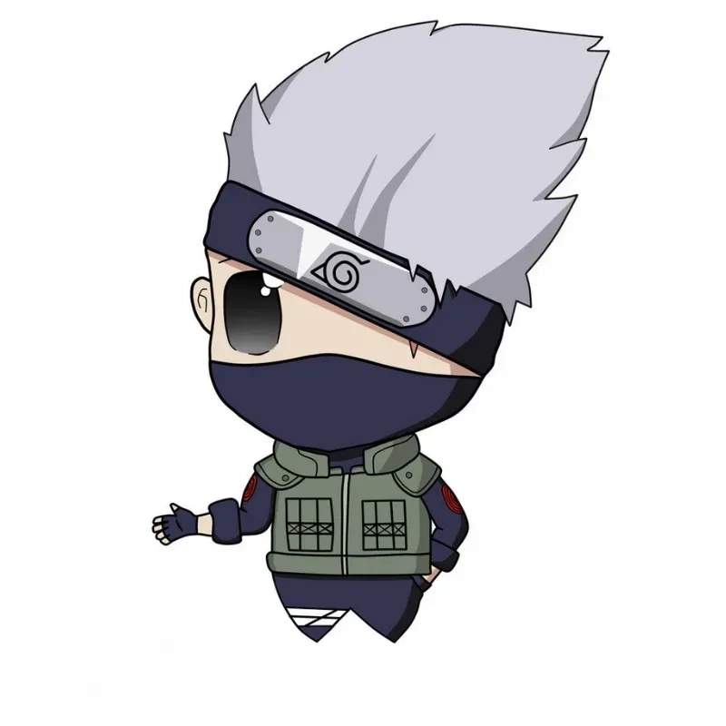 Kakashi and Guy chibi vui nhộn phong cách đáng yêu