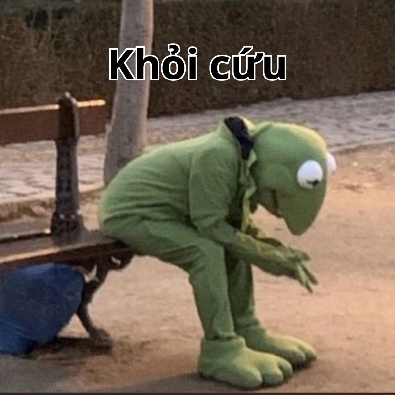 Meme hết cứu thể hiện tình huống dở khóc dở cười