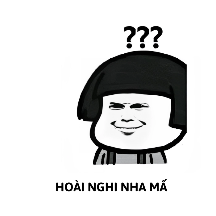 Khuôn mặt nghi ngờ meme mang nét hài hước khó quên