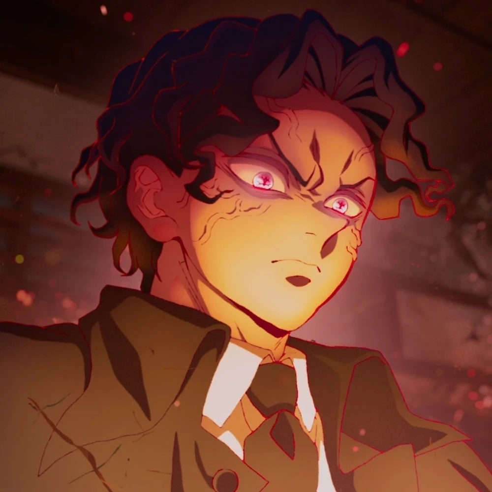 Vẽ Muzan tái hiện thần thái lạnh lùng và uy quyền tuyệt đối