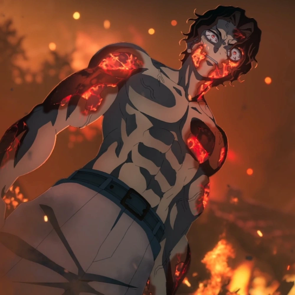 Muzan ngầu với phong thái thống trị và sức mạnh vượt trội