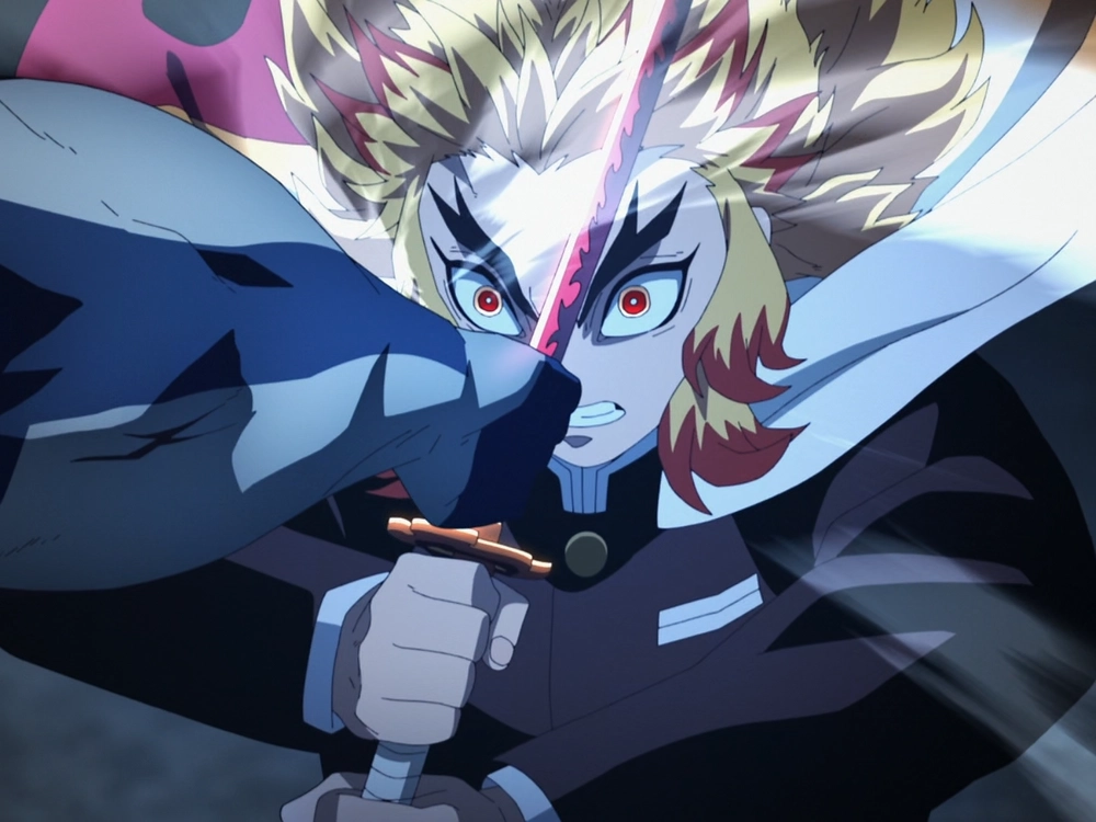 Rengoku với thần thái rực lửa khiến fan không thể rời mắt