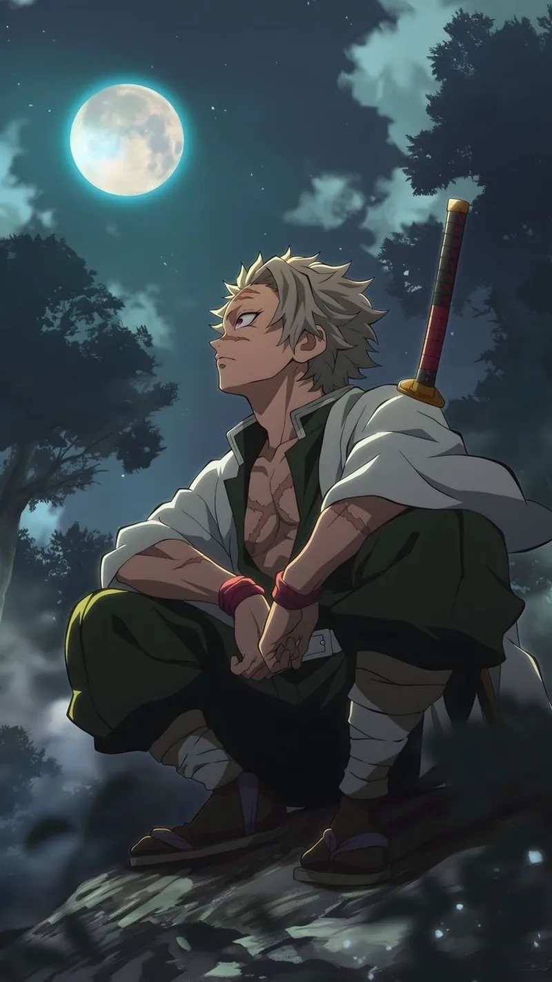 Sanemi Demon Slayer chiến binh dũng mãnh chống lại quỷ dữ