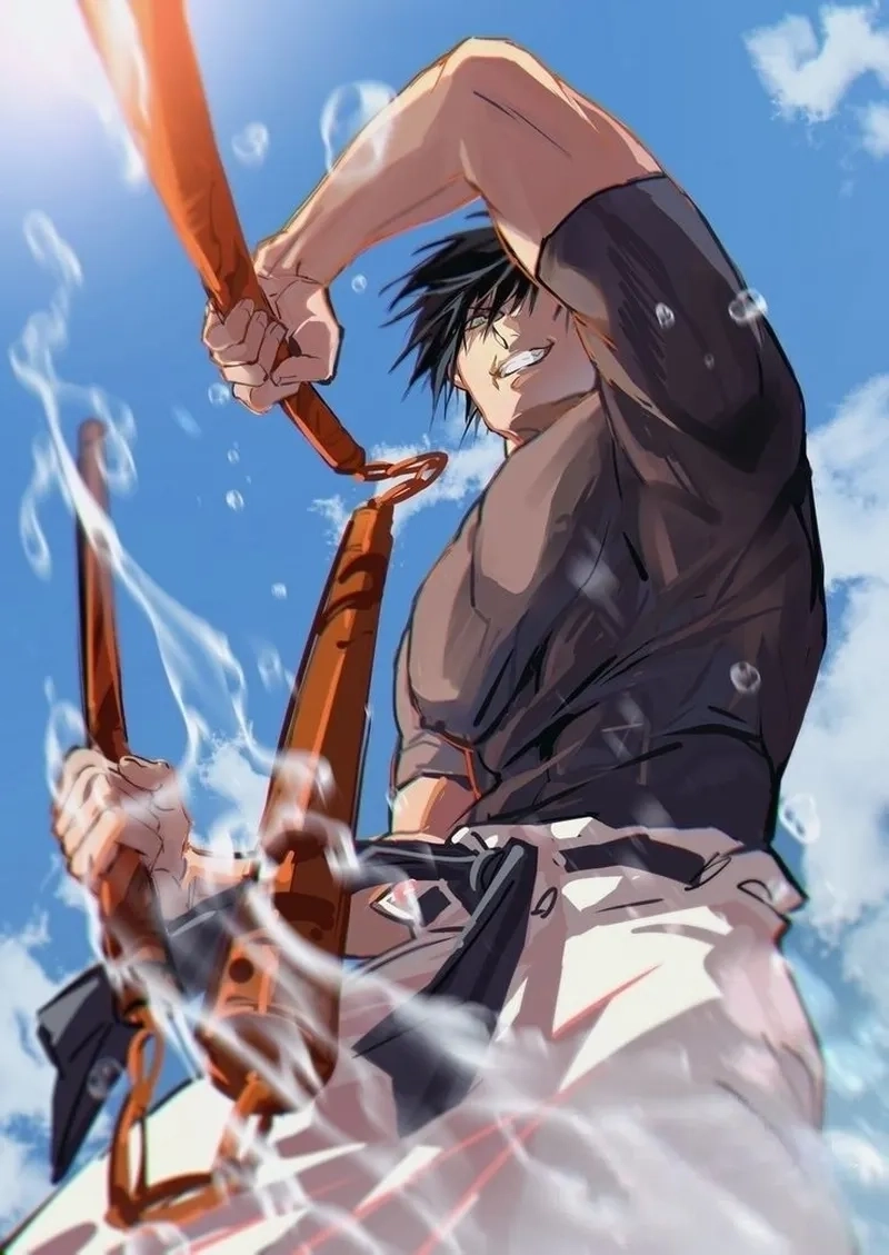 Toji body cơ thể rắn chắc khiến fan không thể rời mắt