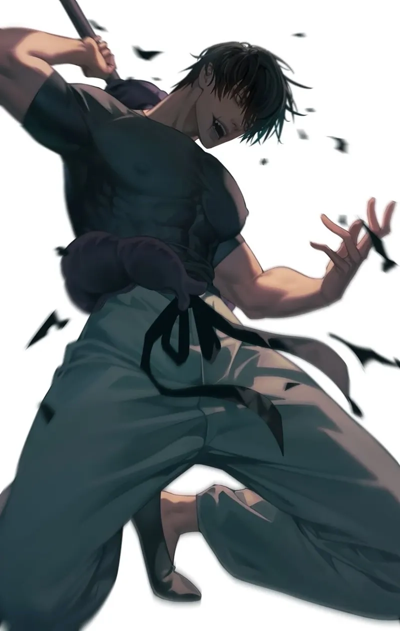 Toji art đầy cảm xúc tái hiện thần thái bí ẩn đáng sợ