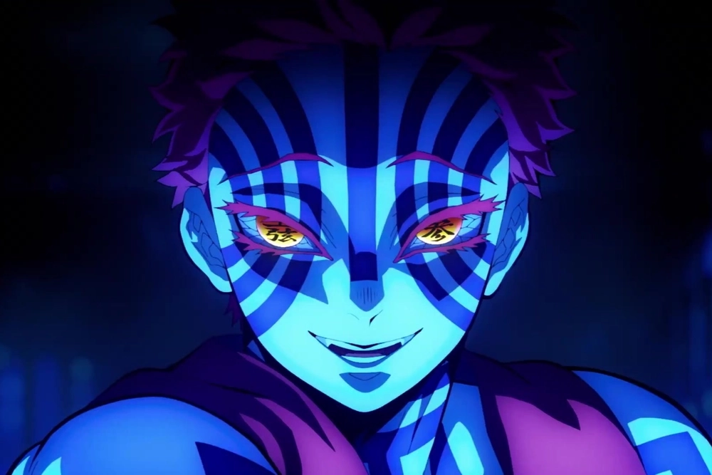 Akaza ảnh khắc họa thần thái lạnh lùng khó quên