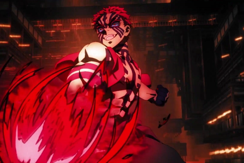 Akaza hình ảnh đậm chất đối thủ mạnh mẽ bất bại