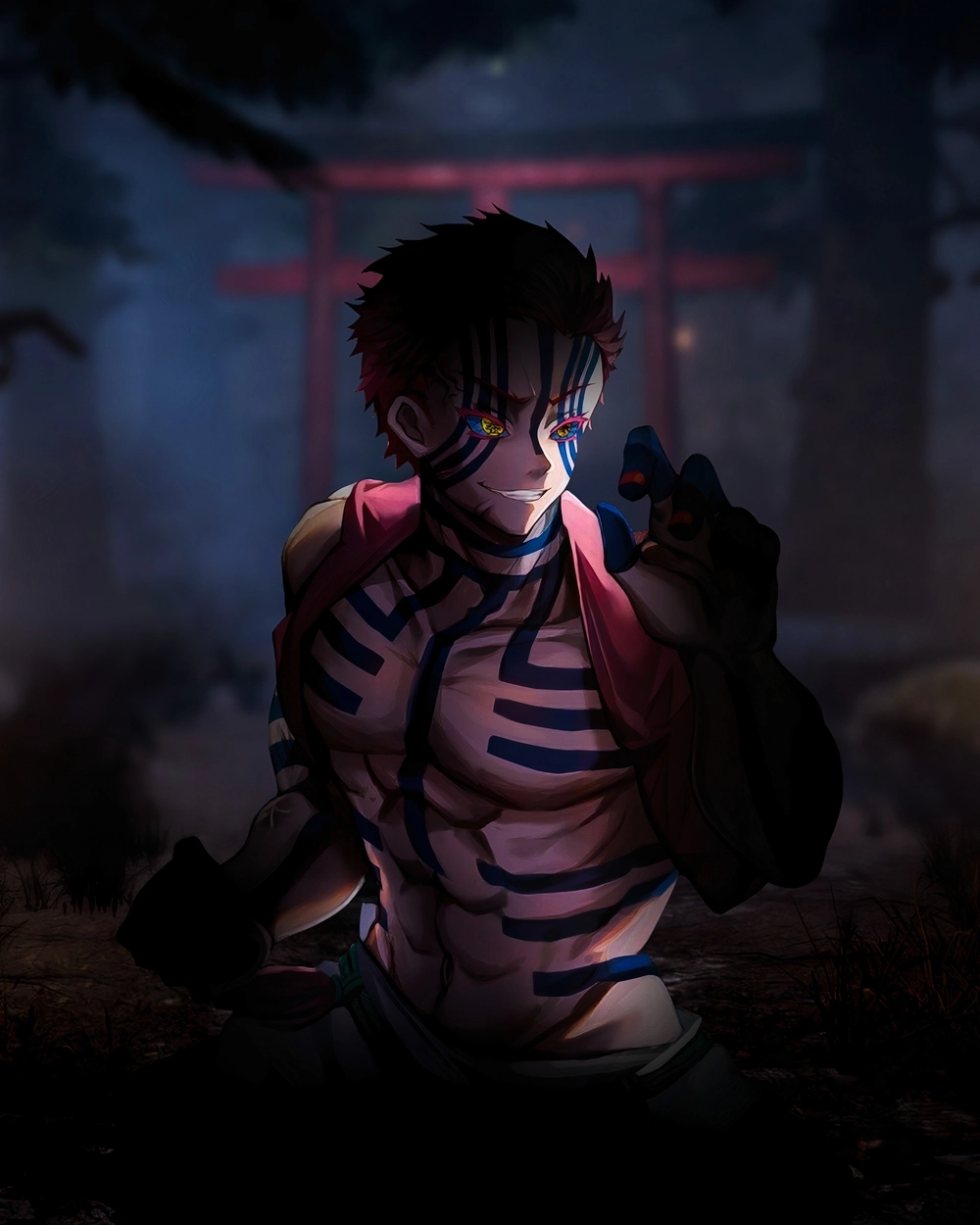 Akaza Demon Slayer gieo rắc nỗi kinh hoàng dữ dội