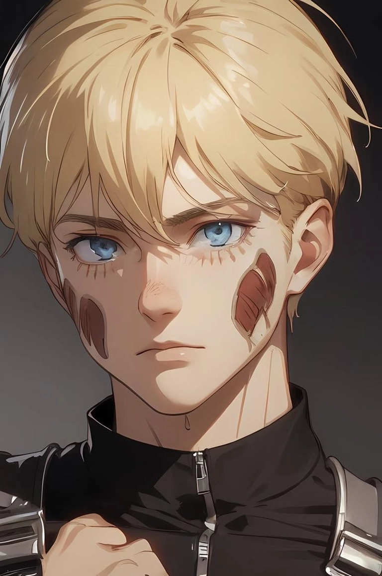 Armin trong Attack on Titan mang nhiều cảm xúc nghẹn ngào