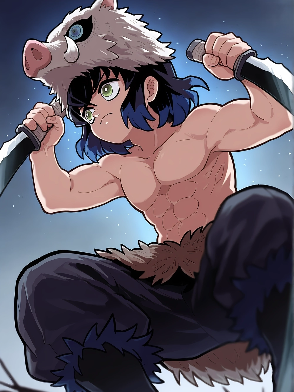 Inosuke hình nền truyền cảm hứng mạnh mẽ cho người hâm mộ