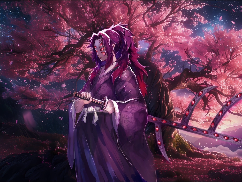 Kokushibo sáu mắt tạo nên thần thái ghê rợn ám ảnh