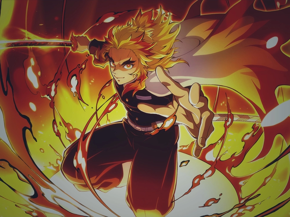 Rengoku ảnh chất đậm khí phách của hỏa trụ dũng mãnh