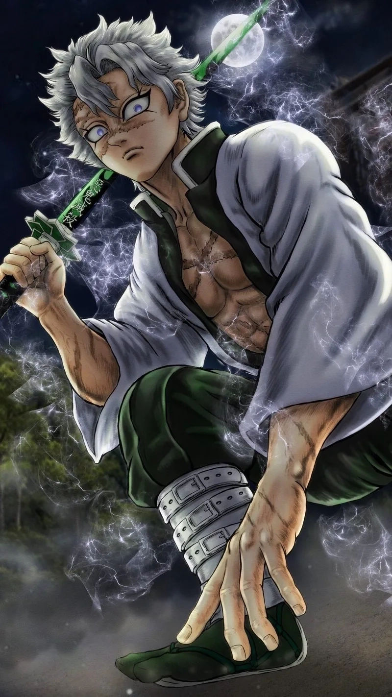 Sanemi demon tạo nên hình tượng đáng sợ và ám ảnh