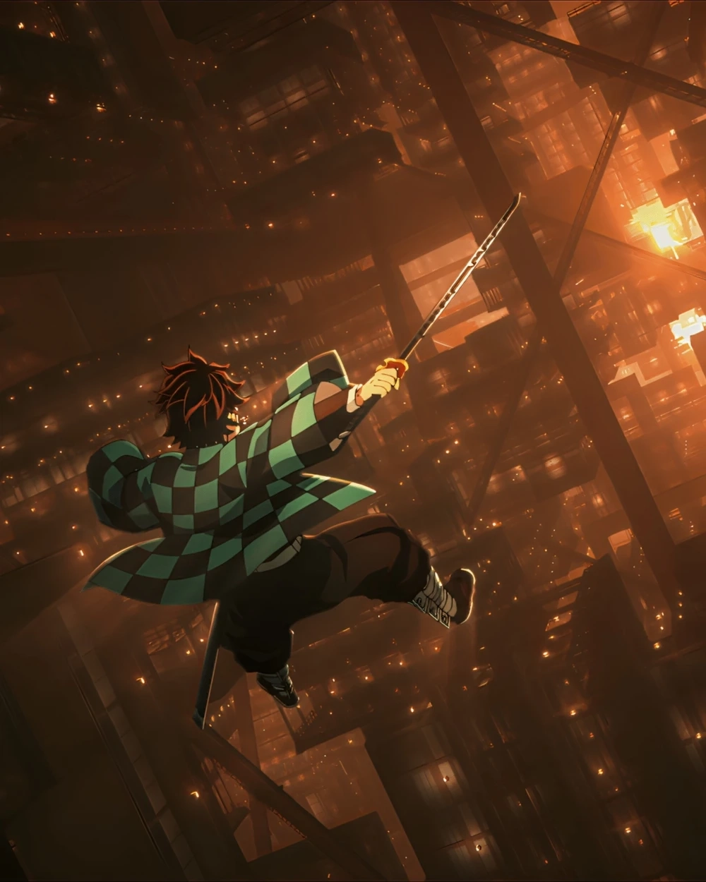 Ảnh Tanjiro đẹp khắc sâu hành trình kiên định bất khuất