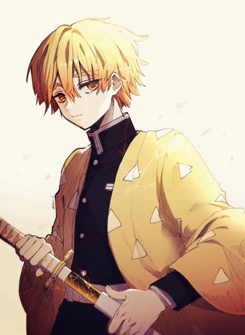 Hình Zenitsu chiến đấu tái hiện giây phút lịch sử đầy cảm hứng