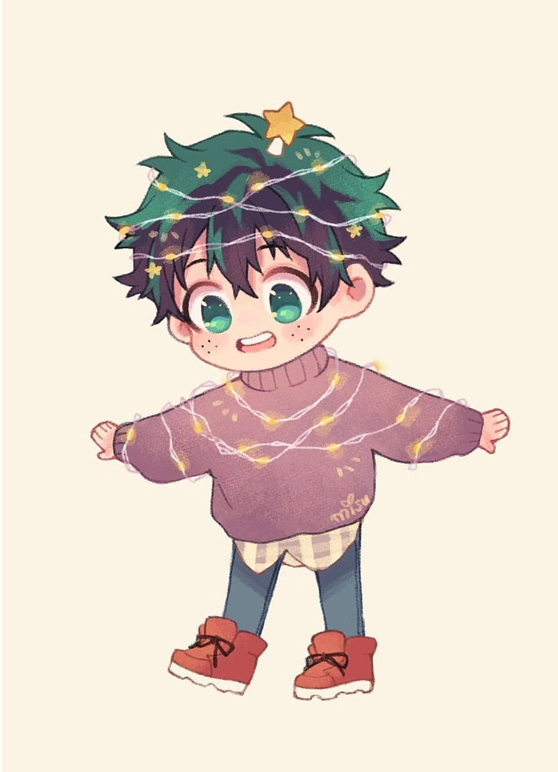 Deku chibi pfp độc đáo cho ảnh đại diện cực chất