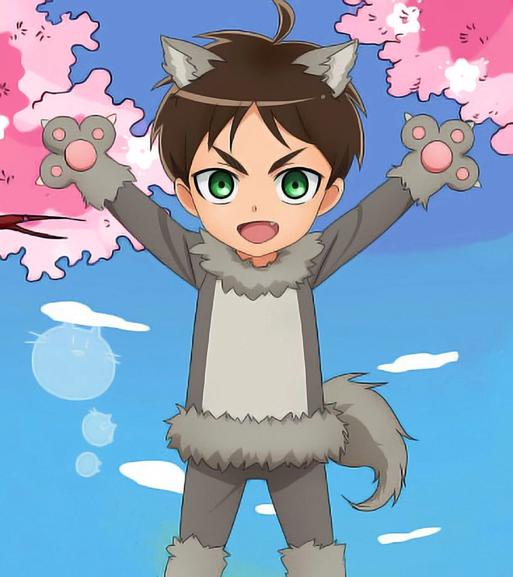 Eren chibi cute phong cách đáng yêu lôi cuốn