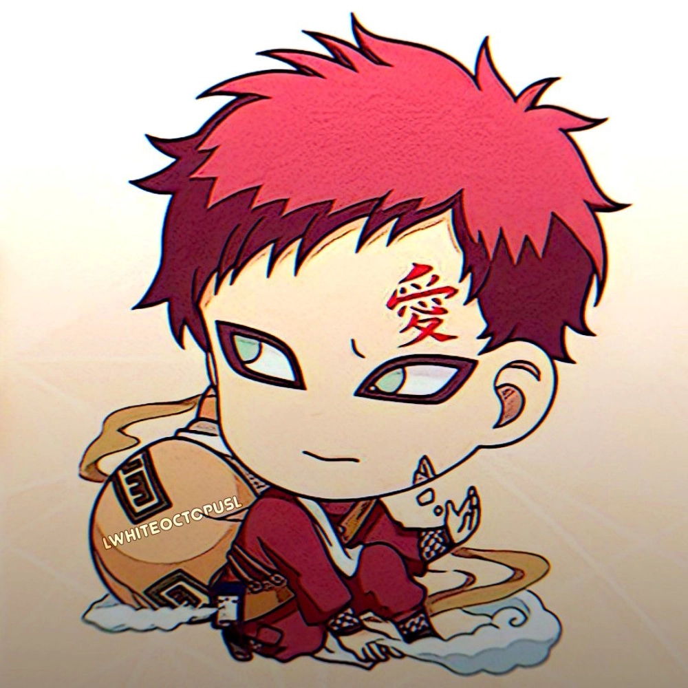 Gaara chibi kawaii dễ thương khiến ai cũng yêu thích