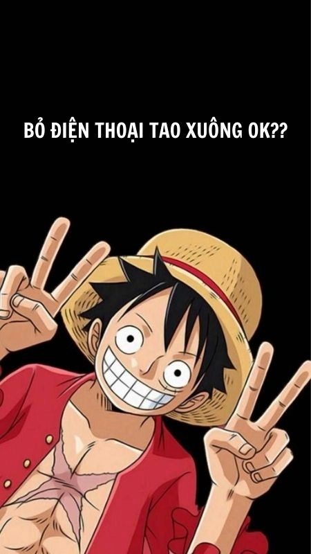 Bỏ điện thoại tao xuống cute tạo cảm giác vui tươi