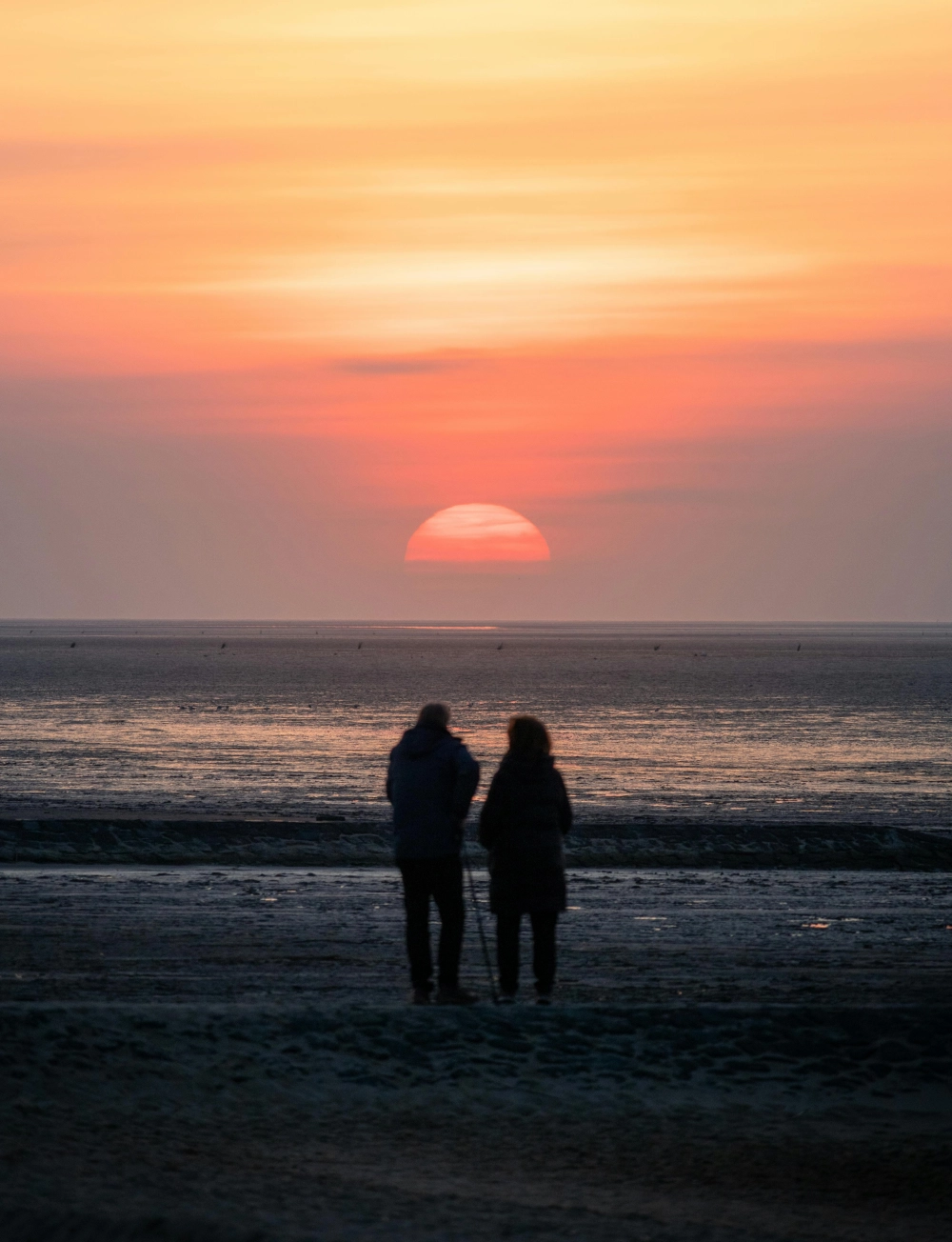 Nền hoàng hôn đẹp yên bình gợi cảm xúc dịu dàng